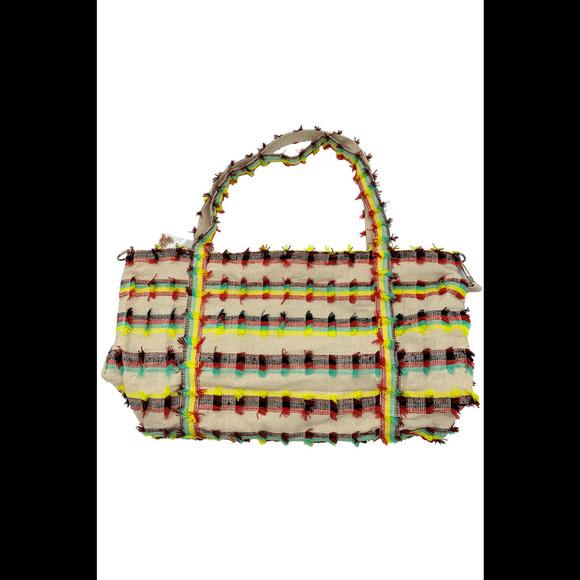 America & Beyond Embellished Tote with Crossbody Strap Navajo - Picture 2 of 3